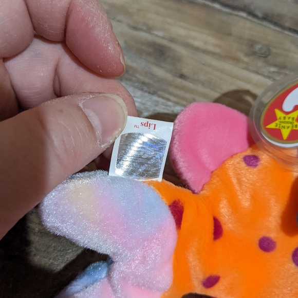RARE Lips Beanie Baby - Picture 6 of 11